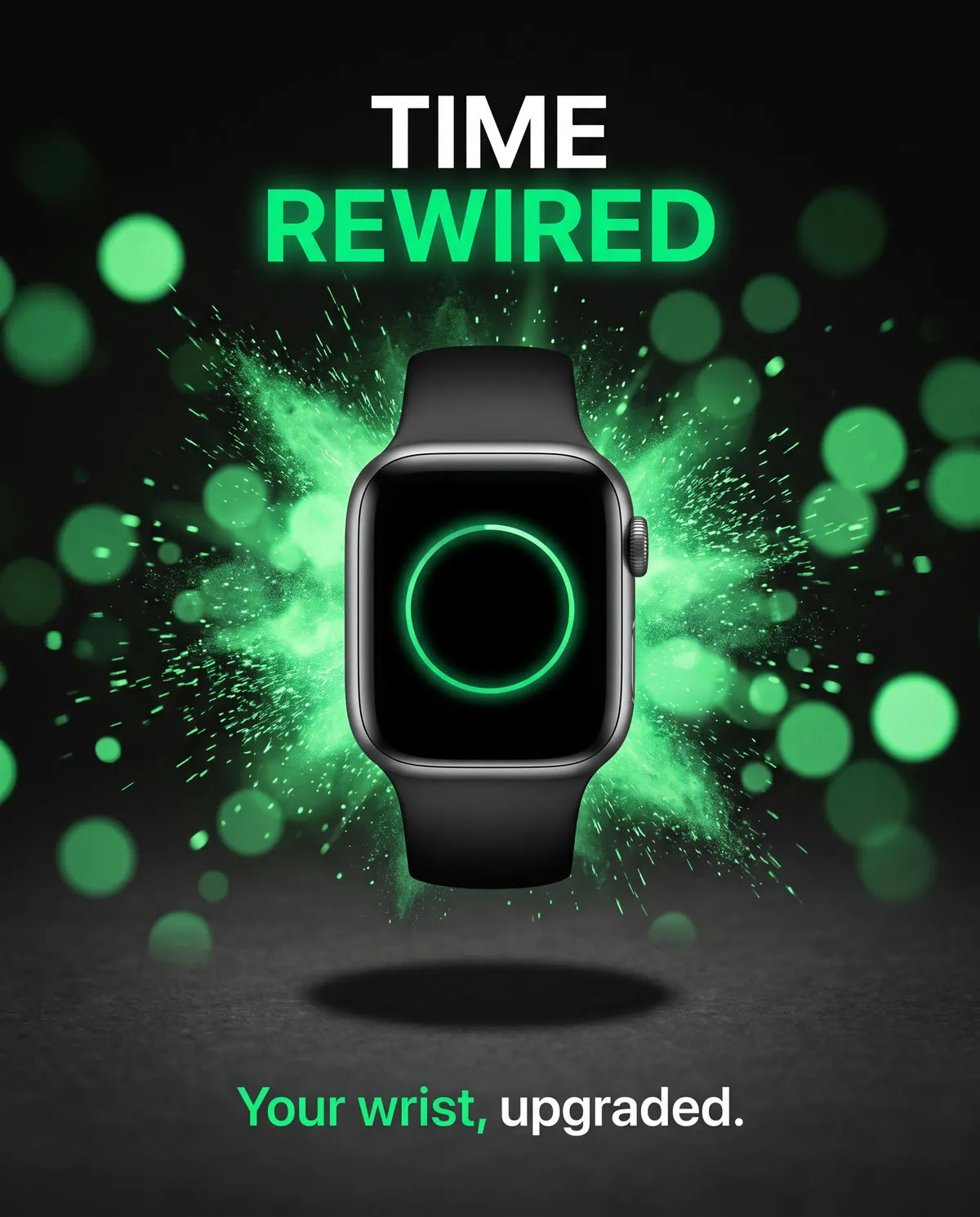 Time Rewired smartwatch poster